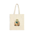 Ghoulish book lover tote bag, black variant