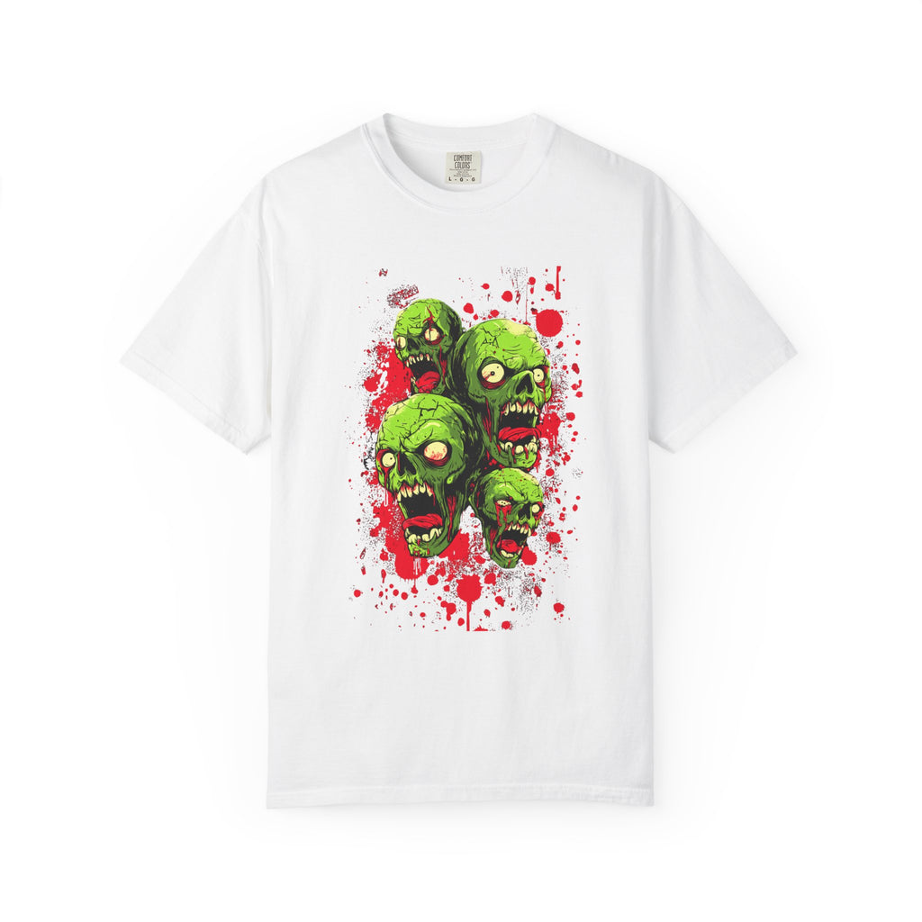Zombie Heads Graphic T-Shirt | Edgy Streetwear Tee for Horror Fans
