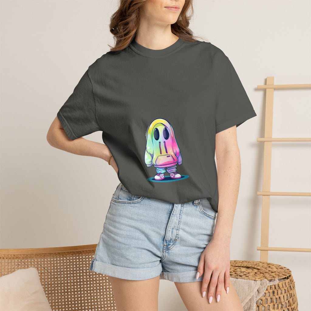 Cyber Ghost cute pastel goth Halloween streetwear tee