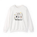 Kawaii Ghost Friends Crewneck Sweatshirt – Cute Cottagecore Aesthetic Pullover, Floral Halloween Sweatshirt, Cozy Gift for Her, Unisex Crew Neck