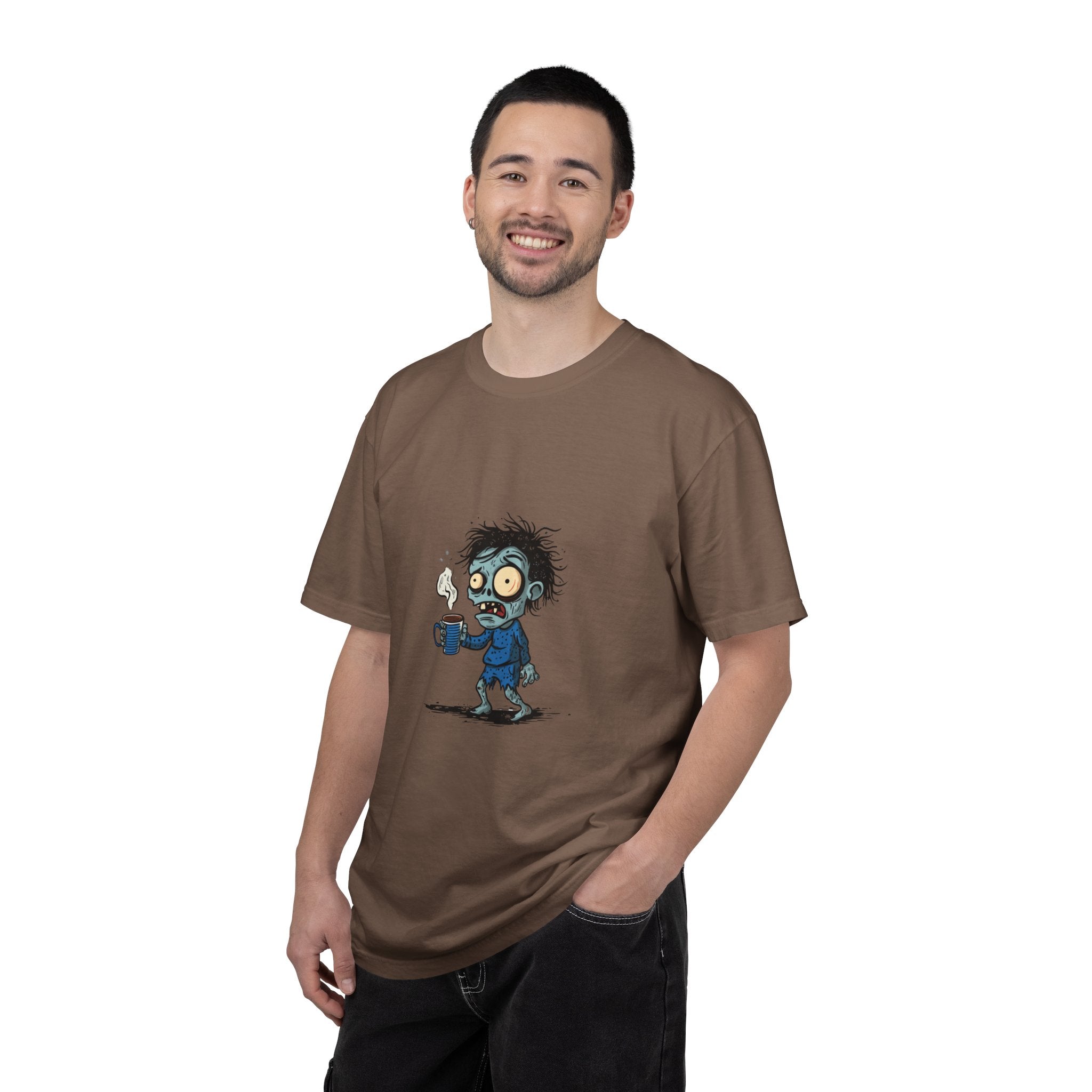 Coffee Zombie funny Halloween graphic tee