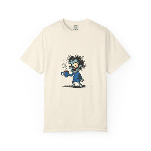 Coffee Zombie funny Halloween graphic tee