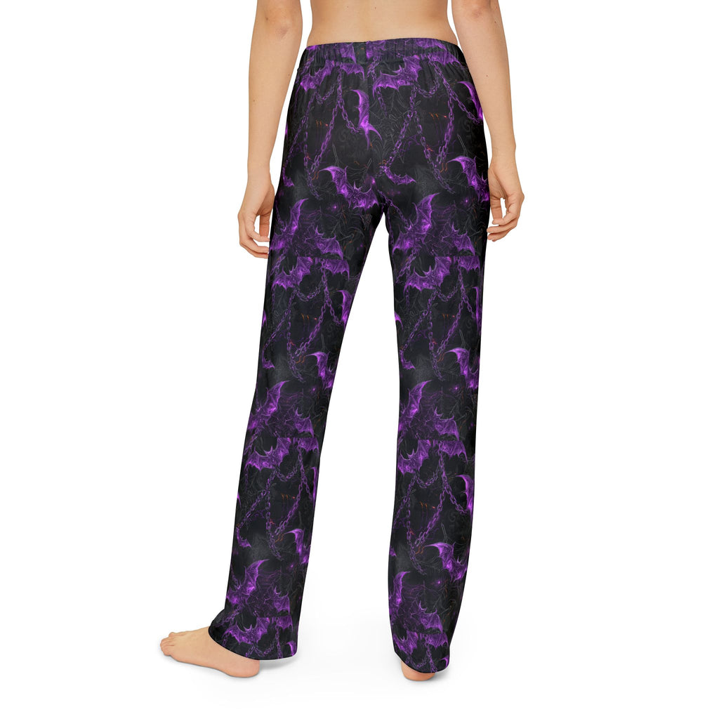 Kids bat print pajama pants size chart