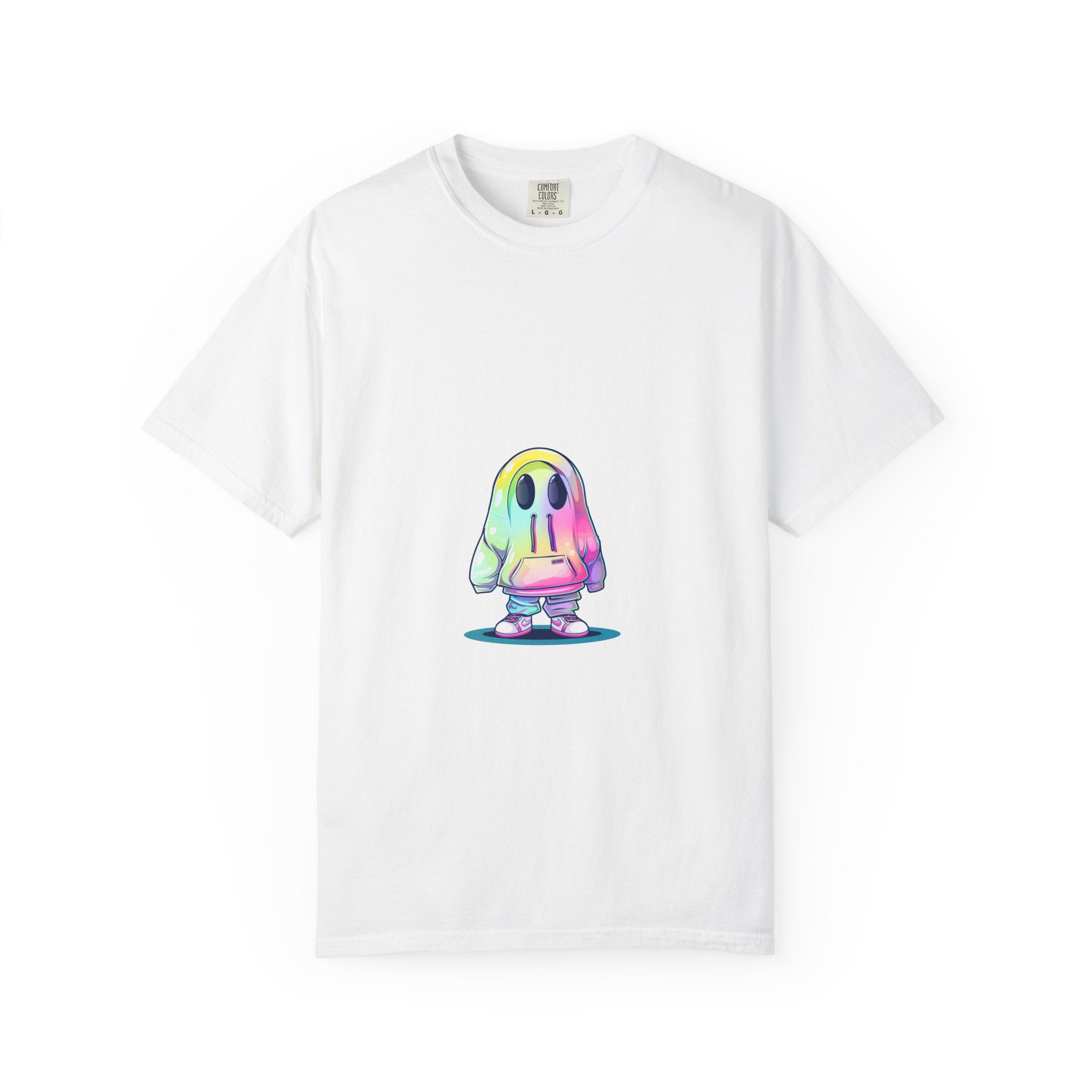 Cyber Ghost cute pastel goth Halloween streetwear tee