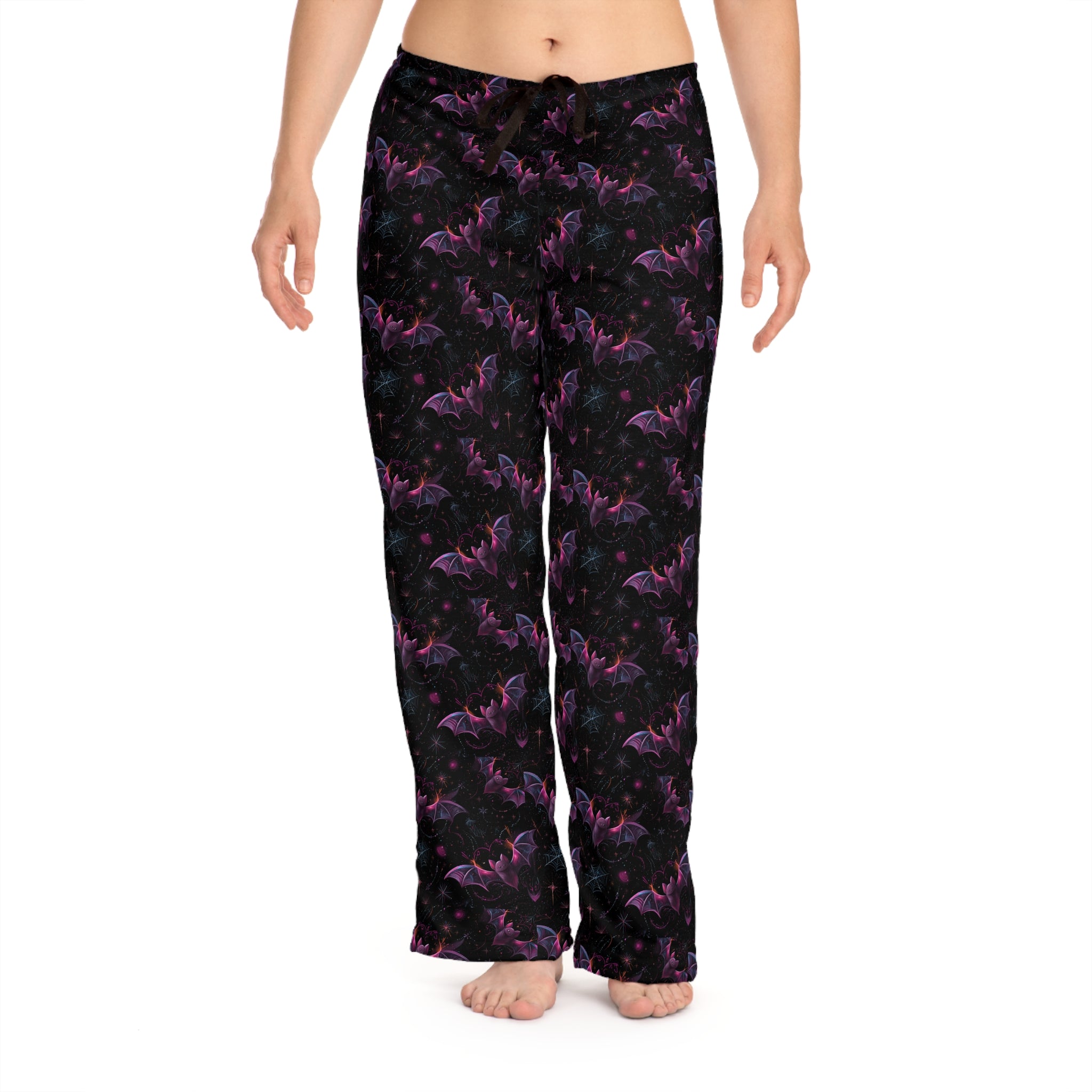Women's Pajama Pants with Whimsical Bat Design | Cozy Nightwear, Halloween Sleepwear, Comfortable Loungewear, Gift for Her, Unique PJs