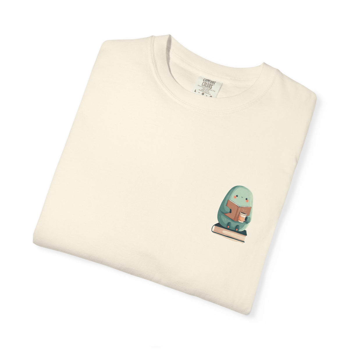 Bookish Caterpillar cute reading graphic tee