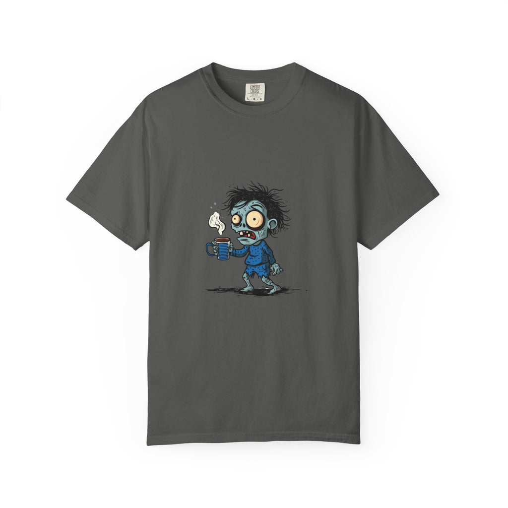Coffee Zombie funny Halloween graphic tee