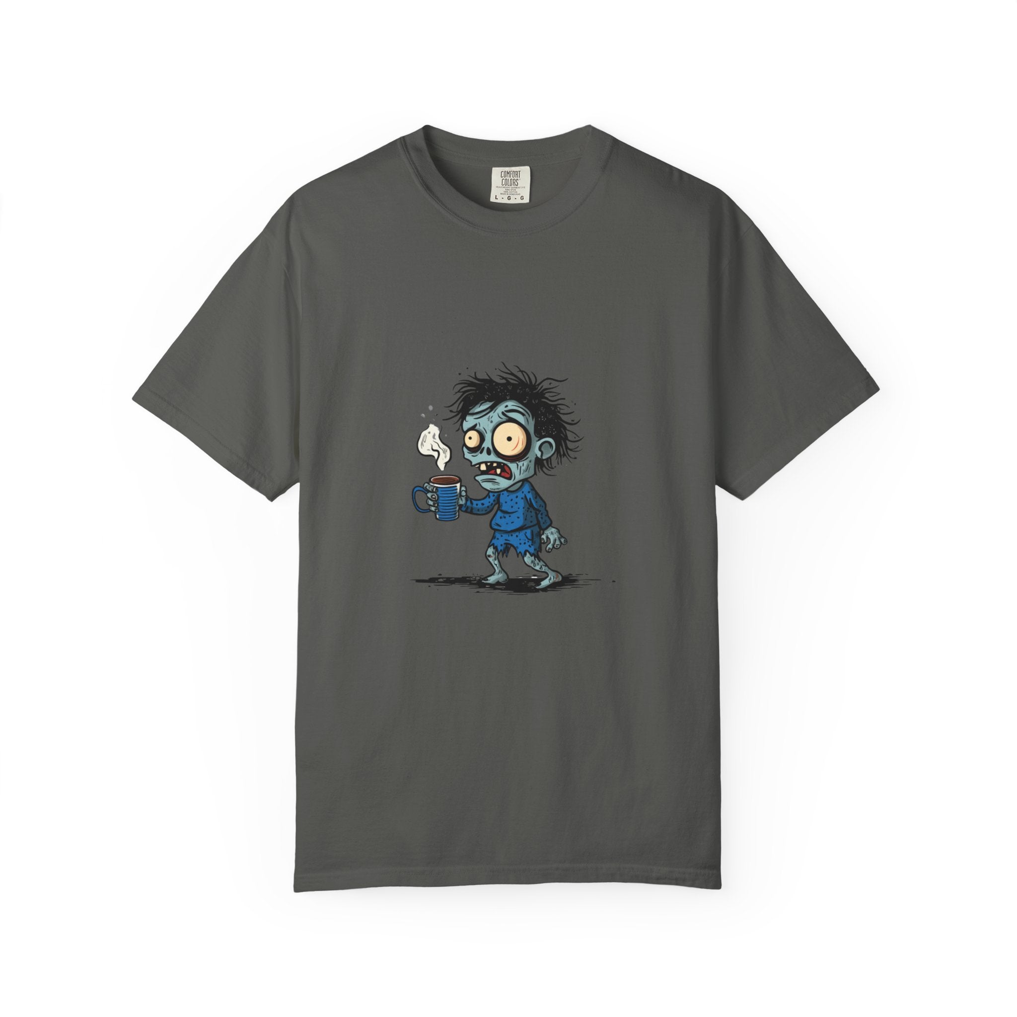 Coffee Zombie funny Halloween graphic tee