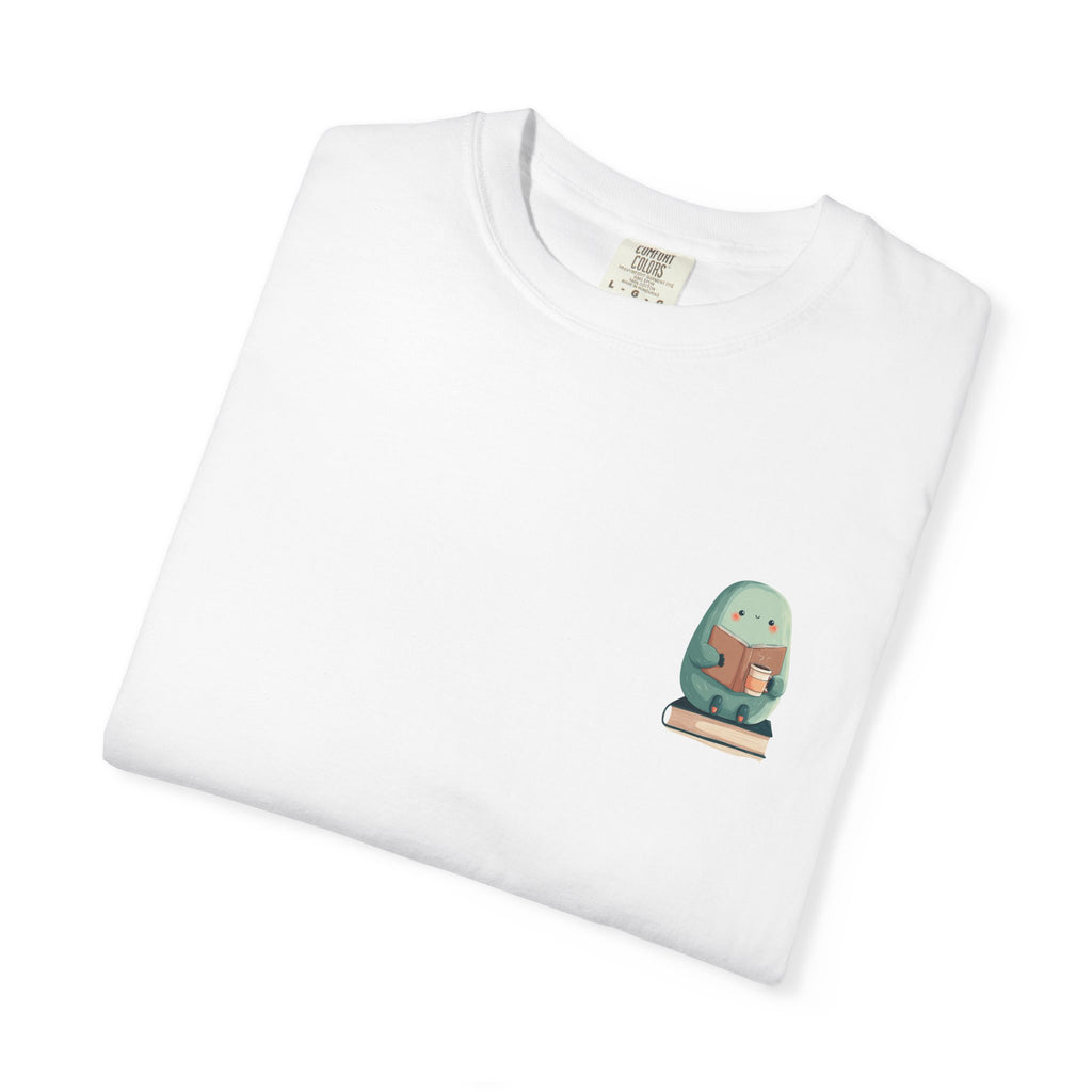 Bookish Caterpillar cute reading graphic tee