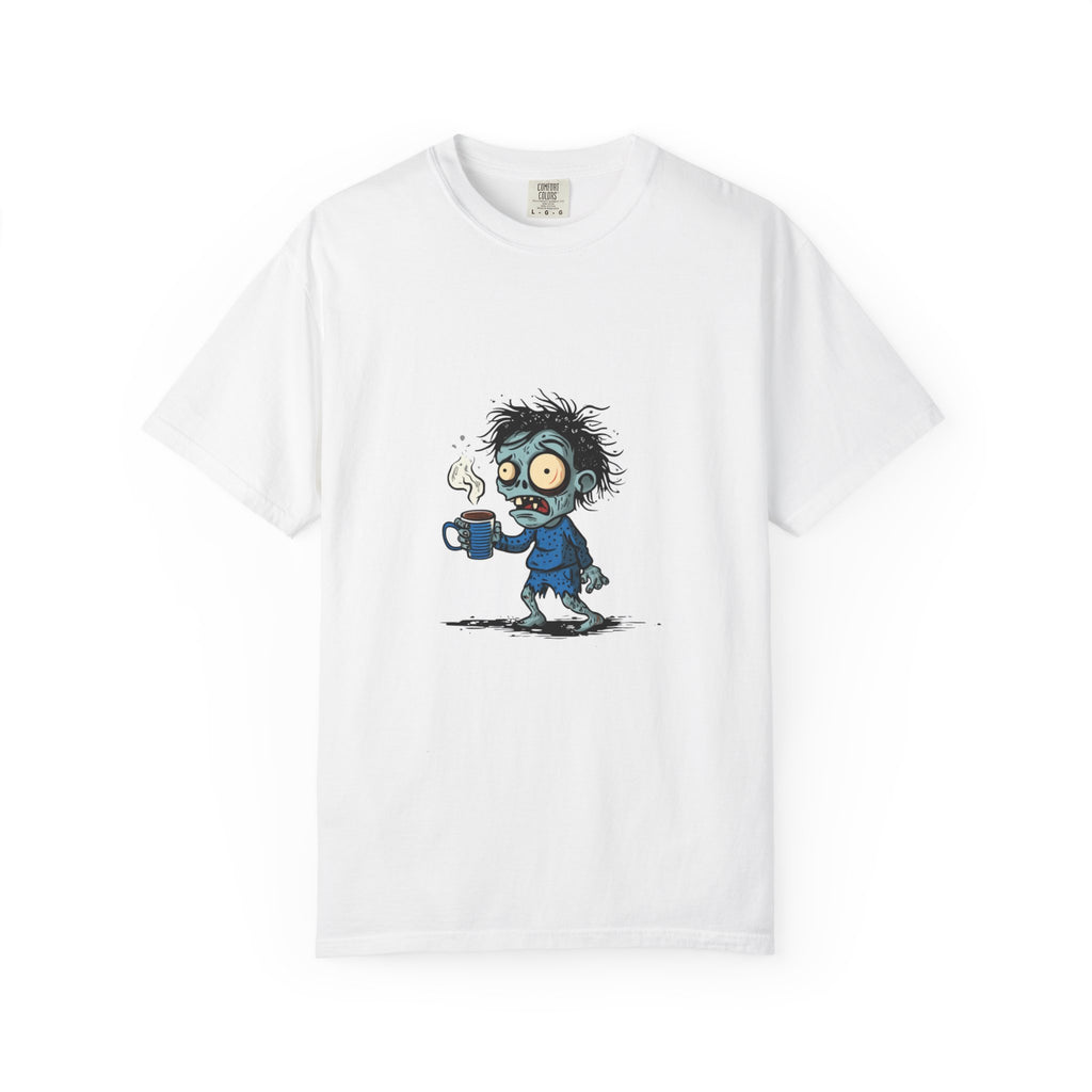 Coffee Zombie funny Halloween graphic tee