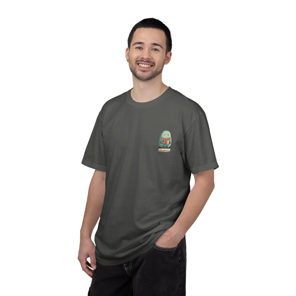 Bookish Caterpillar cute reading graphic tee