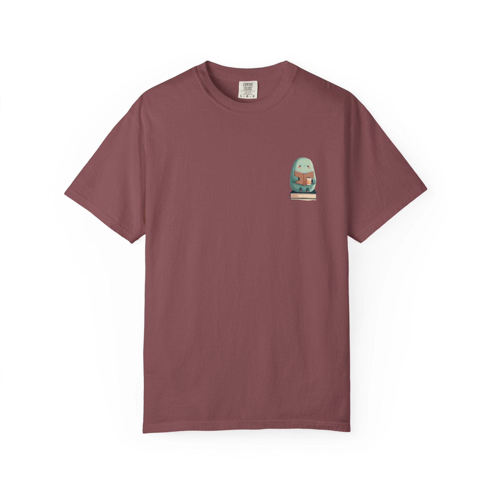 Bookish Caterpillar cute reading graphic tee