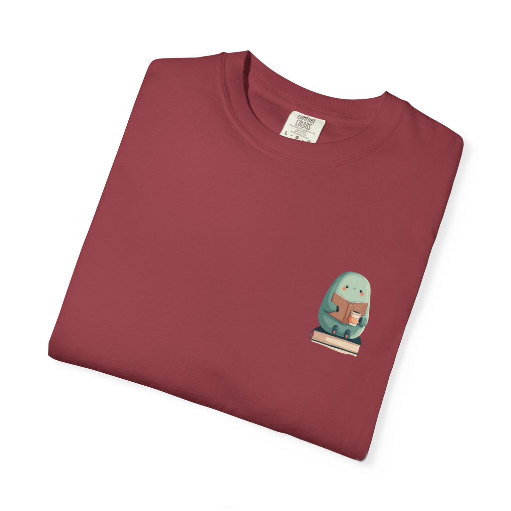 Bookish Caterpillar cute reading graphic tee