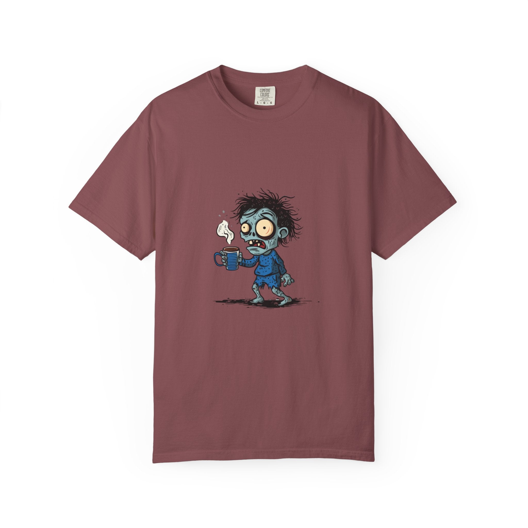 Coffee Zombie funny Halloween graphic tee