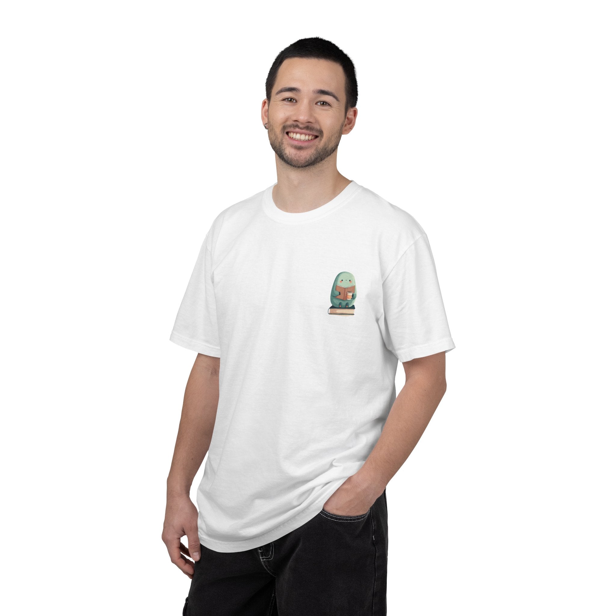 Bookish Caterpillar cute reading graphic tee